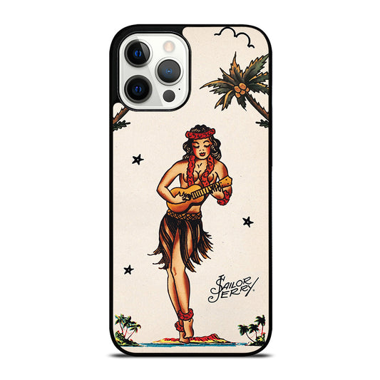 SAILOR JERRY GIRL TATTOO iPhone 12 Pro Max Case Cover