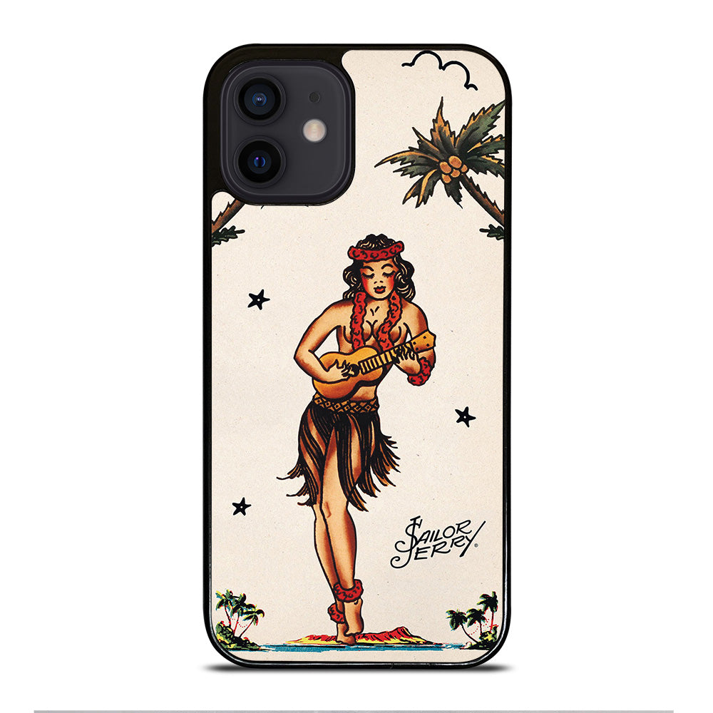 SAILOR JERRY GIRL TATTOO iPhone 12 Mini Case Cover
