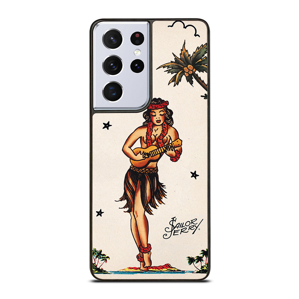 SAILOR JERRY GIRL TATTOO Samsung Galaxy S21 Ultra Case Cover