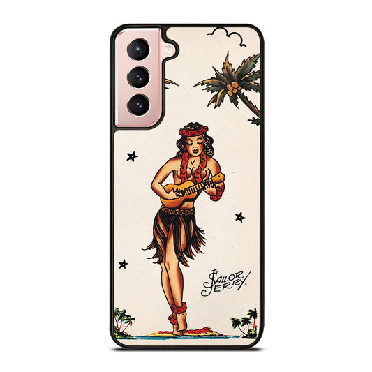 SAILOR JERRY GIRL TATTOO Samsung Galaxy S21 Case Cover