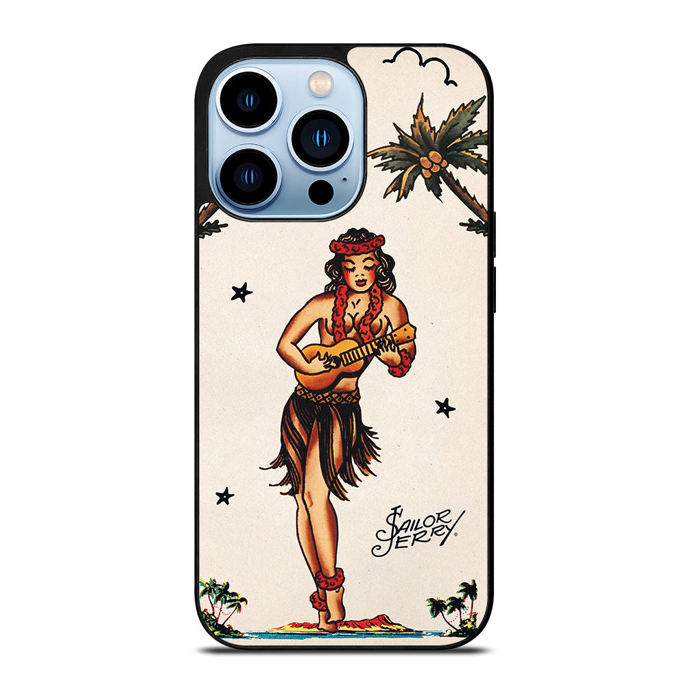 SAILOR JERRY GIRL TATTOO iPhone 13 Pro Max Case Cover