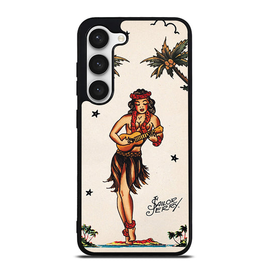 SAILOR JERRY GIRL TATTOO Samsung Galaxy S23 Case Cover