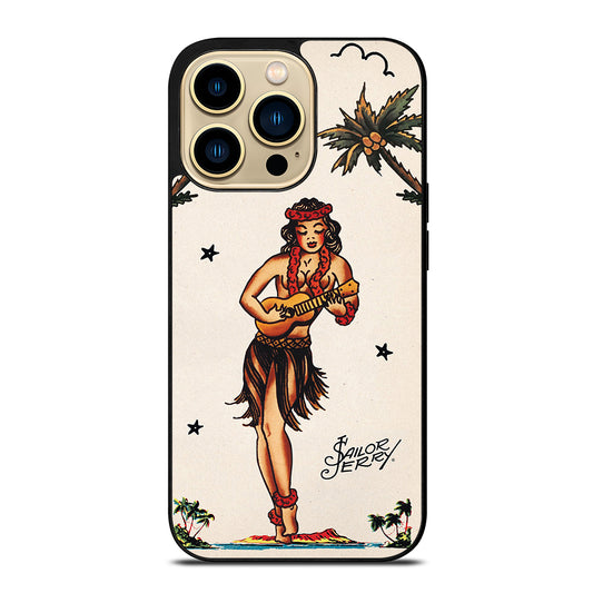 SAILOR JERRY GIRL TATTOO iPhone 14 Pro Max Case Cover