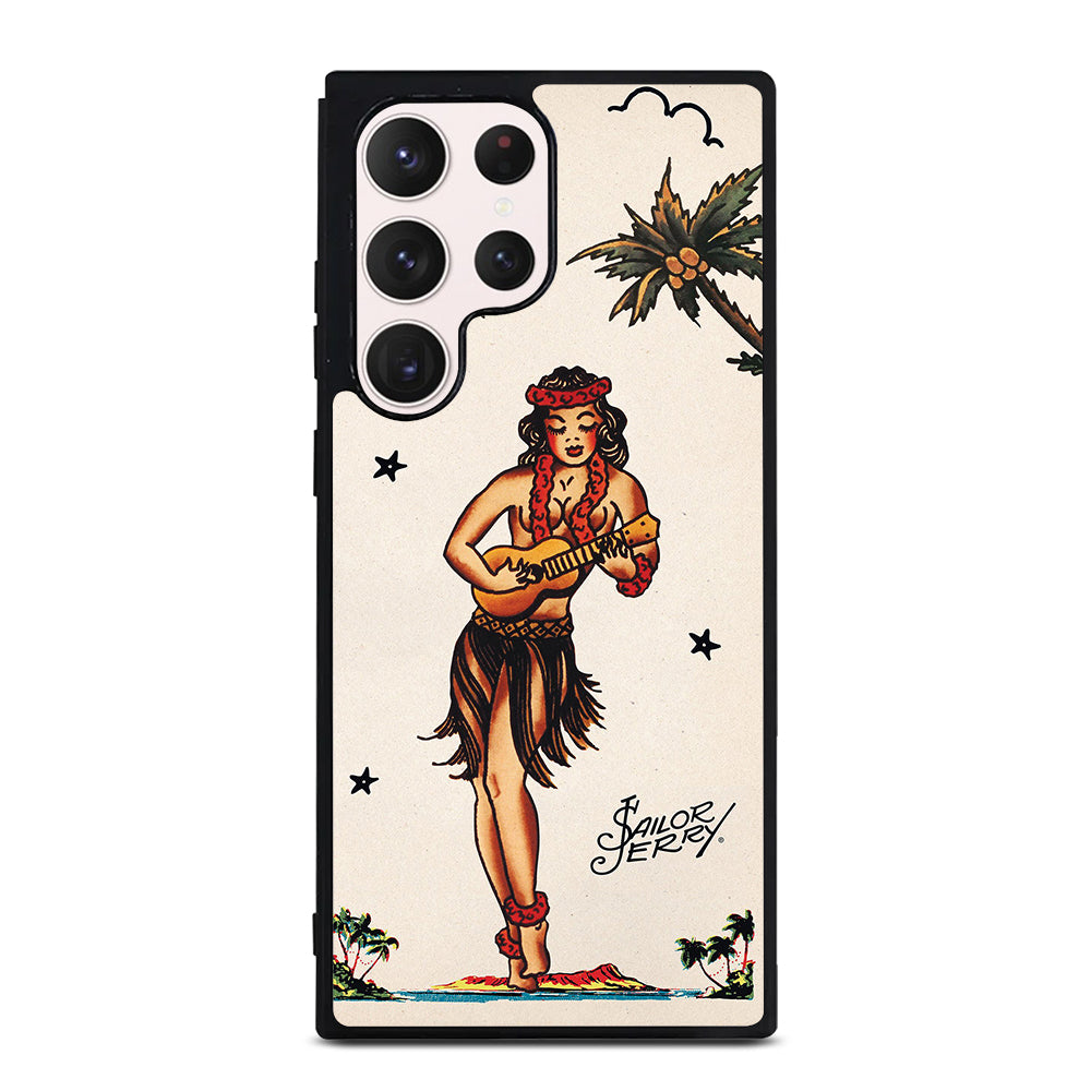 SAILOR JERRY GIRL TATTOO Samsung Galaxy S23 Ultra Case Cover