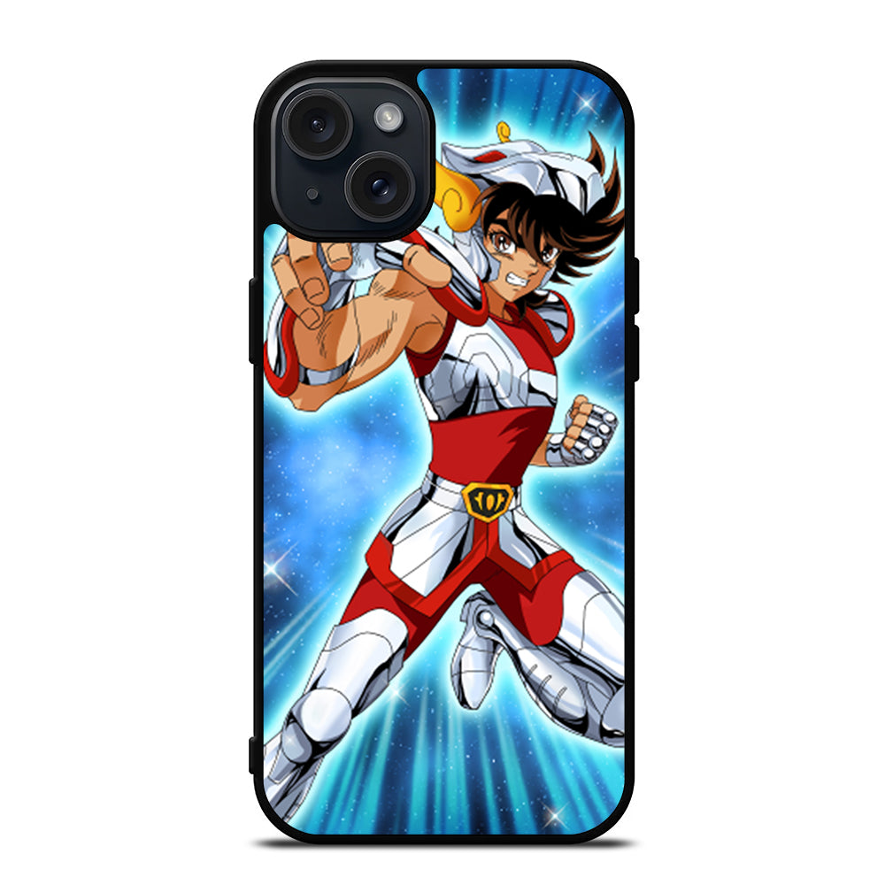 SAINT SEIYA ANIME PEGASUS 3 iPhone 15 Plus Case Cover