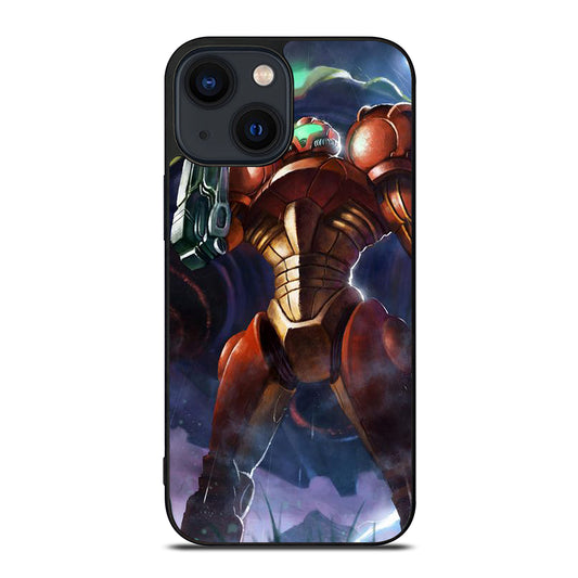 SAMUS ARAN METROID ART iPhone 14 Plus Case Cover