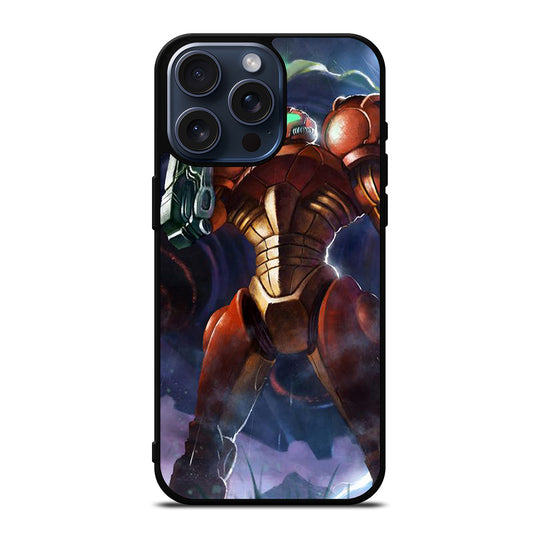 SAMUS ARAN METROID ART iPhone 15 Pro Max Case Cover