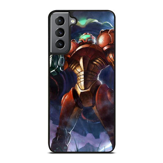 SAMUS ARAN METROID ART Samsung Galaxy S21 Plus Case Cover