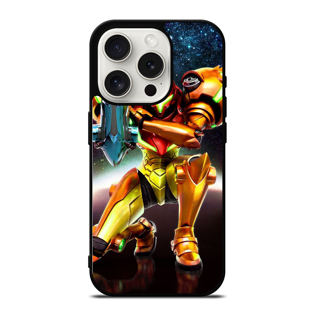 SAMUS ARAN METROID CARTOON iPhone 15 Pro Case Cover