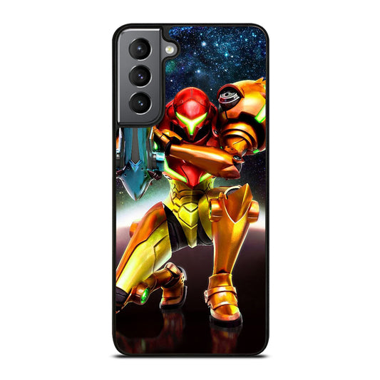 SAMUS ARAN METROID CARTOON Samsung Galaxy S21 Plus Case Cover