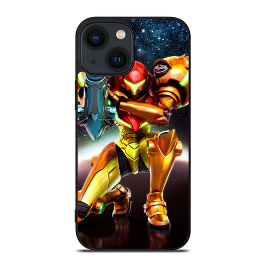 SAMUS ARAN METROID CARTOON iPhone 14 Plus Case Cover