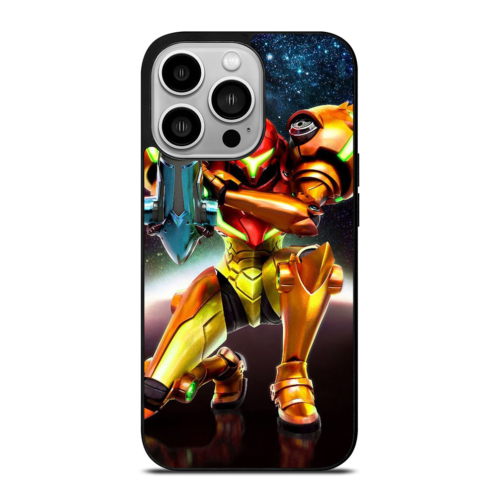 SAMUS ARAN METROID CARTOON iPhone 14 Pro Case Cover