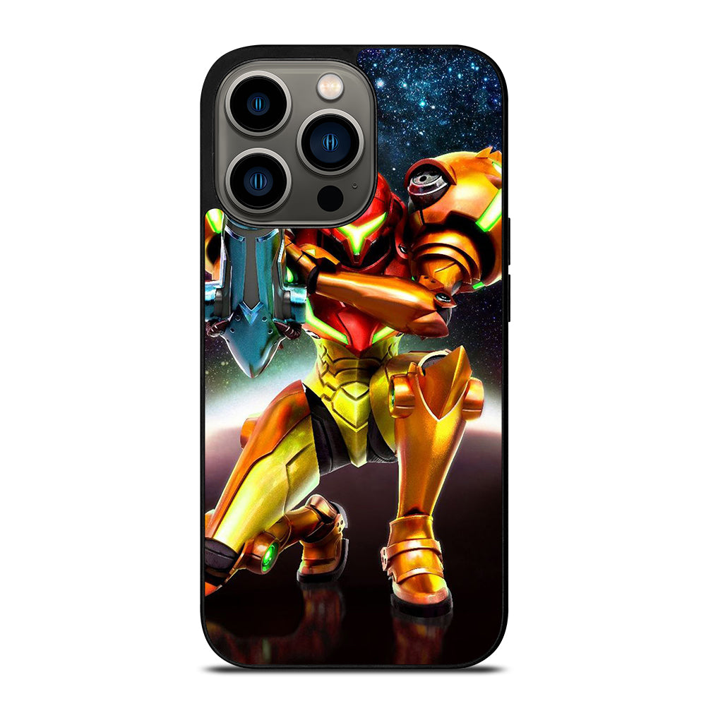 SAMUS ARAN METROID CARTOON iPhone 13 Pro Case Cover