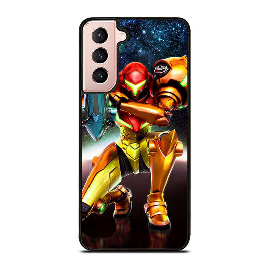 SAMUS ARAN METROID CARTOON Samsung Galaxy S21 Case Cover