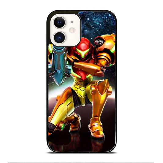 SAMUS ARAN METROID CARTOON iPhone 12 Case Cover