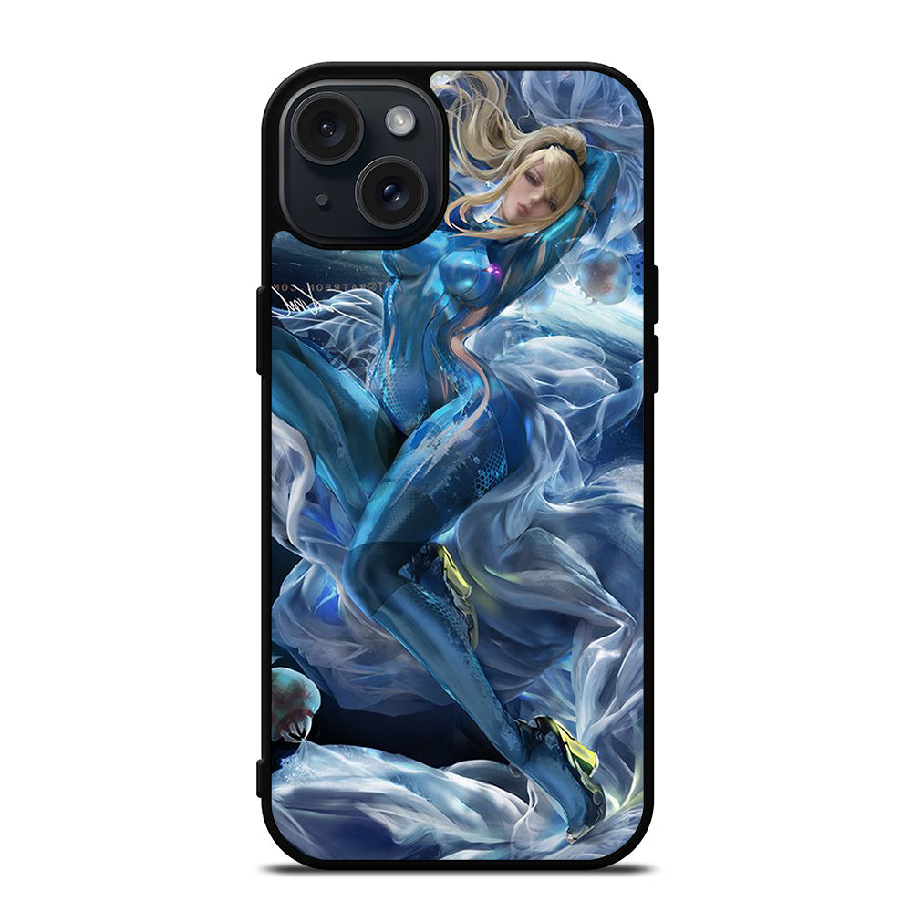 SAMUS ARAN METROID SEXY iPhone 15 Plus Case Cover