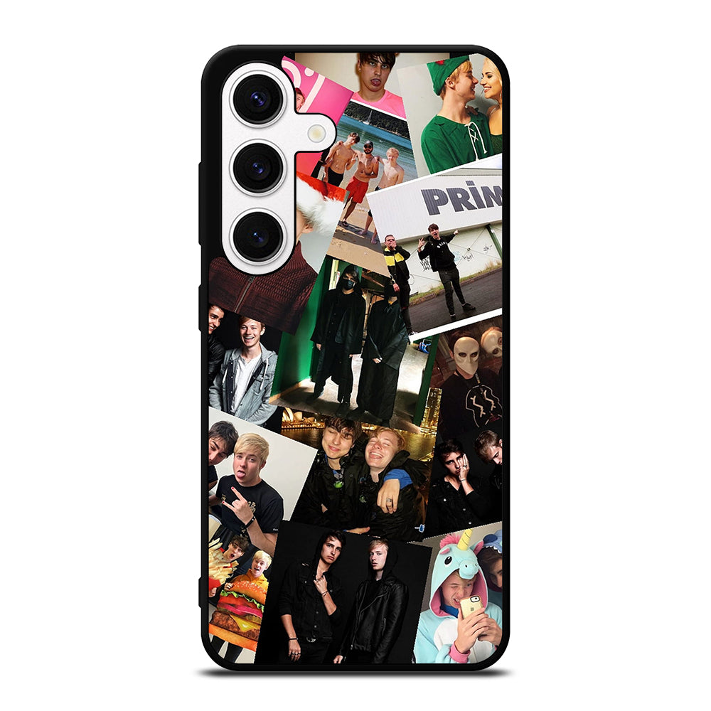 SAM AND COLBY XPLR COLLAGE Samsung Galaxy S24 Case Cover