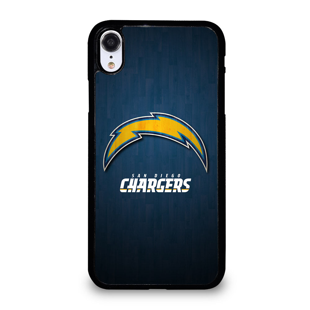 SAN DIEGO CHARGERS WOODEN LOGO iPhone XR Case Cover