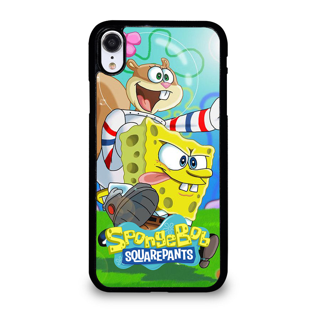 SANDY SQUIRREL AND SPONGEBOB SQUAREPANTS iPhone XR Case Cover