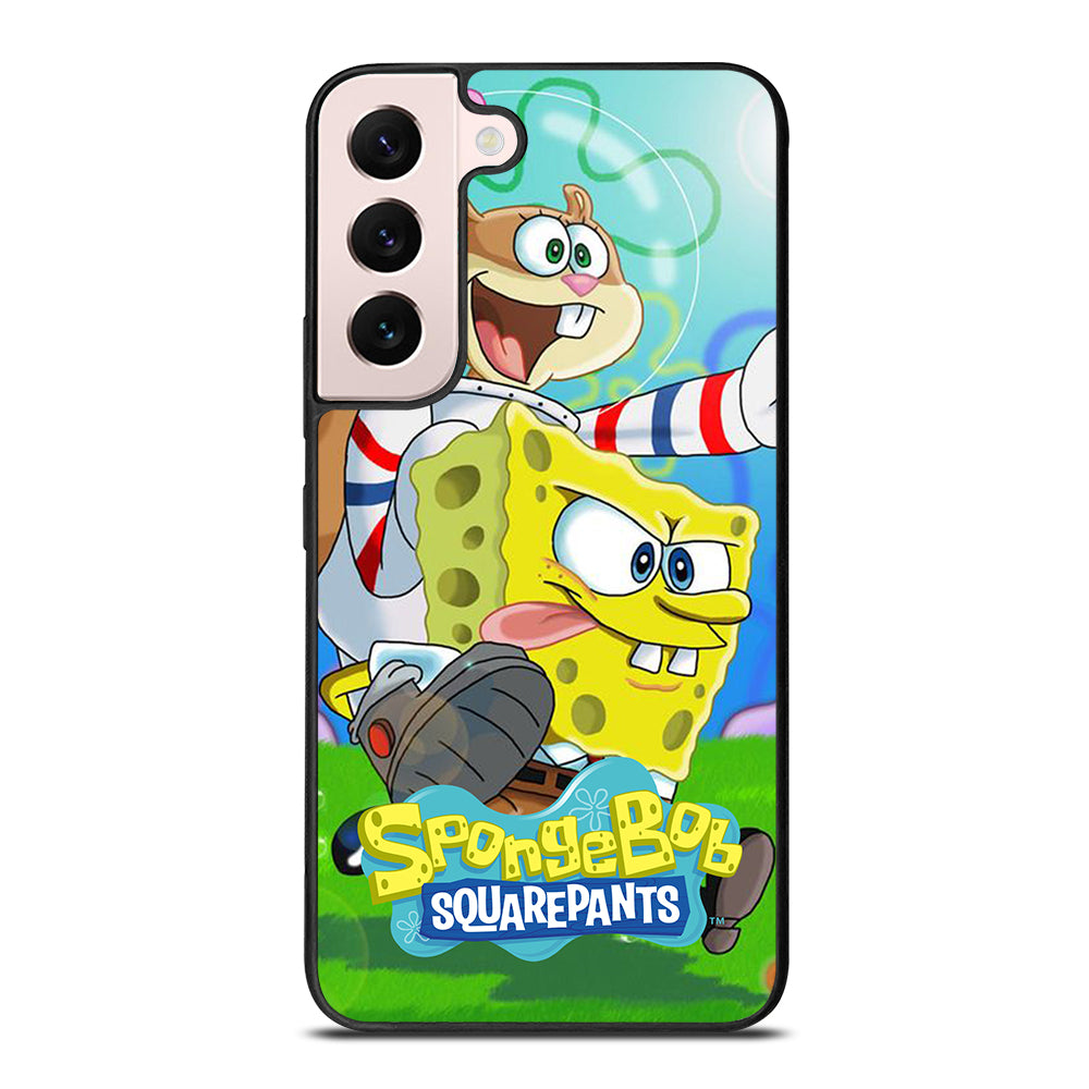 SANDY SQUIRREL AND SPONGEBOB SQUAREPANTS Samsung Galaxy S22 Plus Case Cover