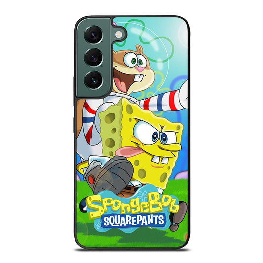 SANDY SQUIRREL AND SPONGEBOB SQUAREPANTS Samsung Galaxy S22 Case Cover