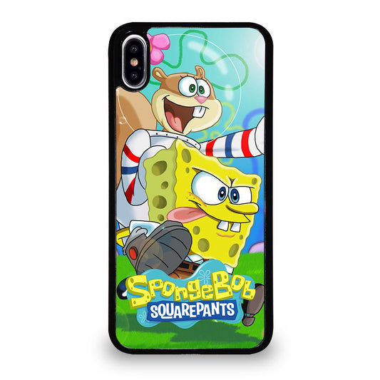 SANDY SQUIRREL AND SPONGEBOB SQUAREPANTS iPhone XS Max Case Cover