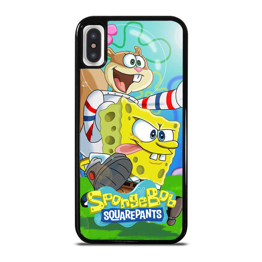 SANDY SQUIRREL AND SPONGEBOB SQUAREPANTS iPhone X / XS Case Cover