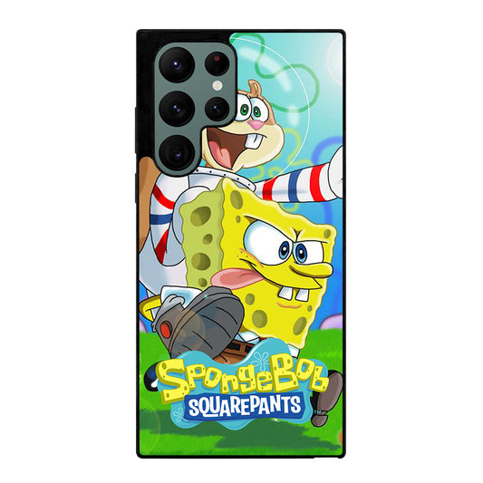 SANDY SQUIRREL AND SPONGEBOB SQUAREPANTS Samsung Galaxy S22 Ultra Case Cover