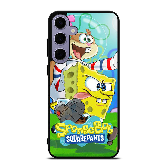 SANDY SQUIRREL AND SPONGEBOB SQUAREPANTS Samsung Galaxy S24 Plus Case Cover