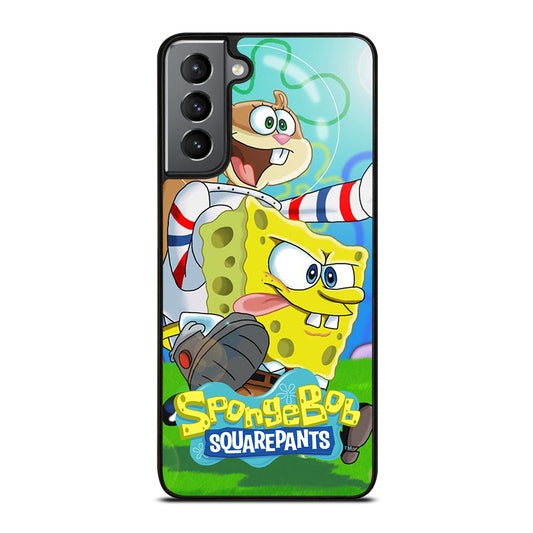 SANDY SQUIRREL AND SPONGEBOB SQUAREPANTS Samsung Galaxy S21 Plus Case Cover