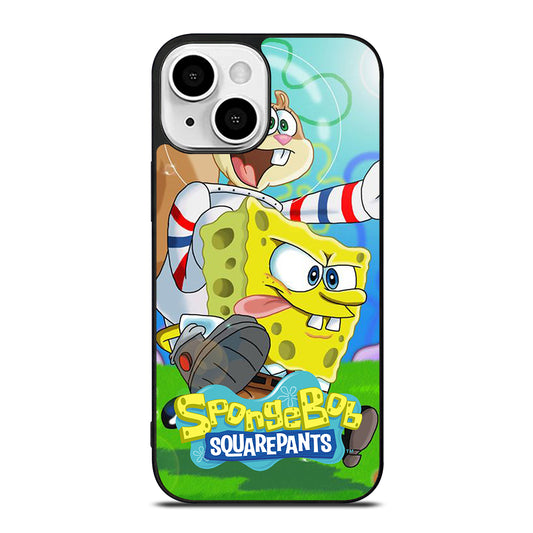 SANDY SQUIRREL AND SPONGEBOB SQUAREPANTS iPhone 13 Mini Case Cover