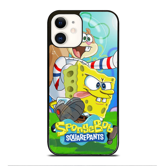 SANDY SQUIRREL AND SPONGEBOB SQUAREPANTS iPhone 12 Case Cover