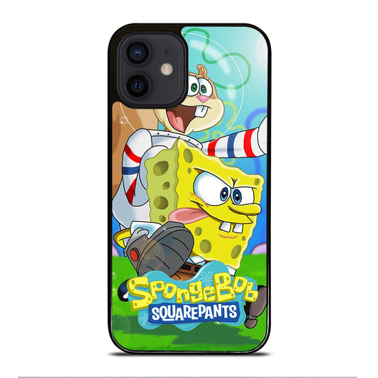 SANDY SQUIRREL AND SPONGEBOB SQUAREPANTS iPhone 12 Mini Case Cover