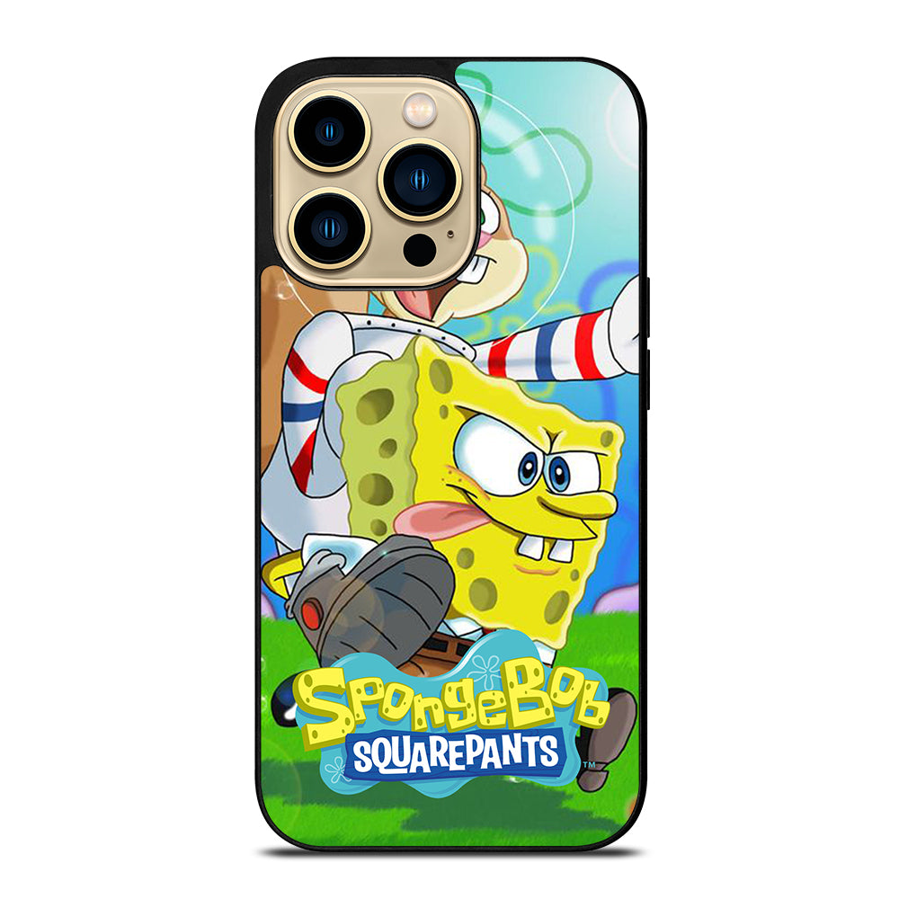 SANDY SQUIRREL AND SPONGEBOB SQUAREPANTS iPhone 14 Pro Max Case Cover