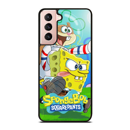 SANDY SQUIRREL AND SPONGEBOB SQUAREPANTS Samsung Galaxy S21 Case Cover