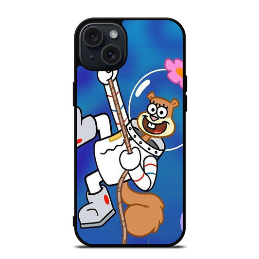 SANDY SQUIRREL CLIMBING SPONGEBOB iPhone 15 Plus Case Cover