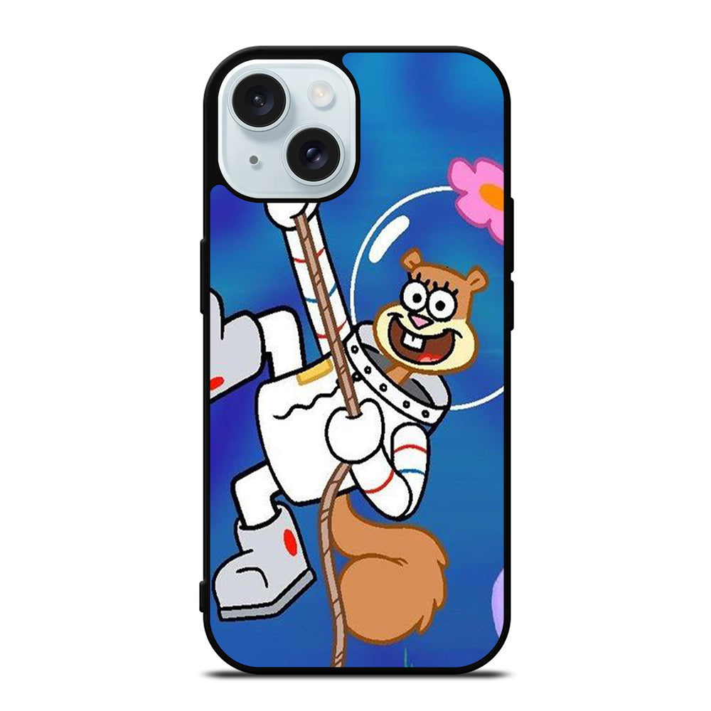 SANDY SQUIRREL CLIMBING SPONGEBOB iPhone 15 Case Cover