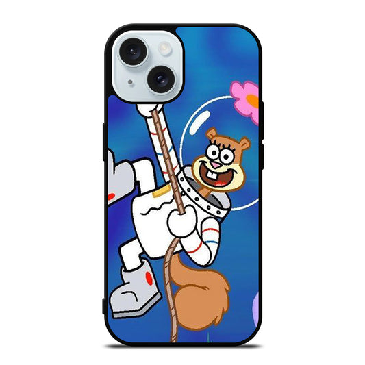 SANDY SQUIRREL CLIMBING SPONGEBOB iPhone 15 Case Cover