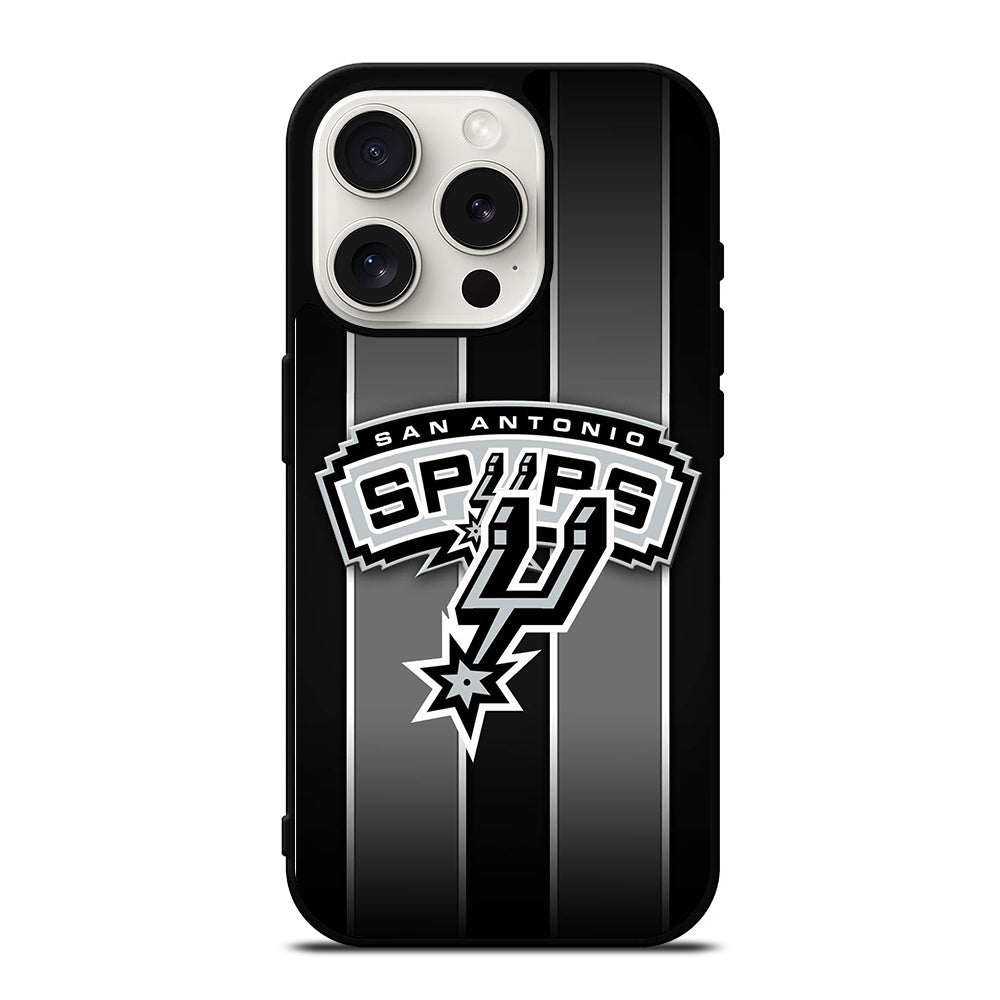 SAN ANTONIO SPURS NBA BASKETBALL 1 iPhone 15 Pro Case Cover