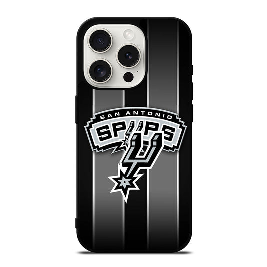 SAN ANTONIO SPURS NBA BASKETBALL 1 iPhone 15 Pro Case Cover