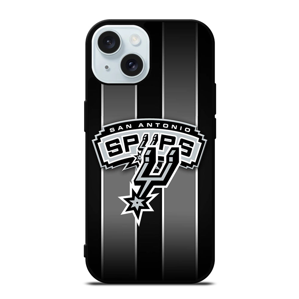 SAN ANTONIO SPURS NBA BASKETBALL 1 iPhone 15 Case Cover