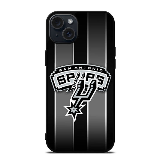 SAN ANTONIO SPURS NBA BASKETBALL 1 iPhone 15 Plus Case Cover