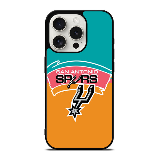 SAN ANTONIO SPURS NBA BASKETBALL 2 iPhone 15 Pro Case Cover