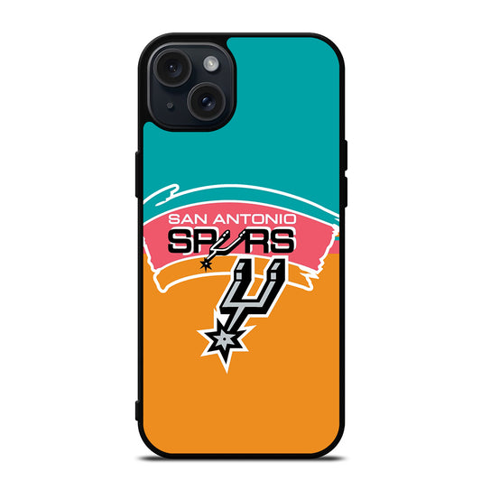 SAN ANTONIO SPURS NBA BASKETBALL 2 iPhone 15 Plus Case Cover