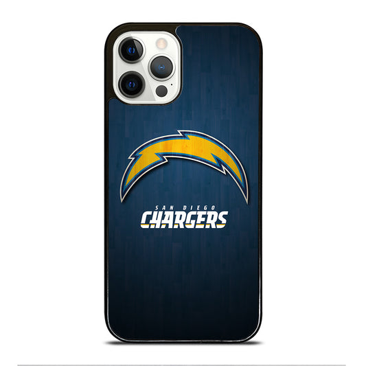 SAN DIEGO CHARGERS WOODEN LOGO iPhone 12 Pro Case Cover
