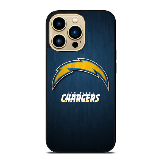 SAN DIEGO CHARGERS WOODEN LOGO iPhone 14 Pro Max Case Cover