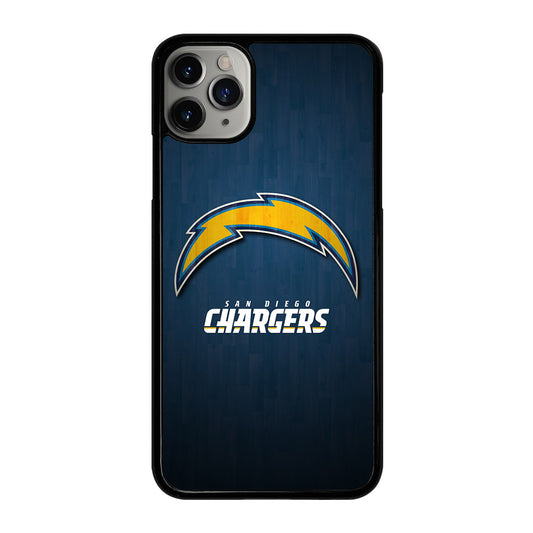SAN DIEGO CHARGERS WOODEN LOGO iPhone 11 Pro Max Case Cover