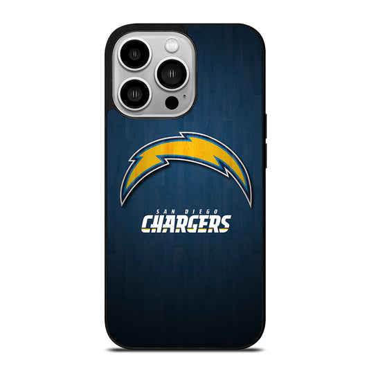 SAN DIEGO CHARGERS WOODEN LOGO iPhone 14 Pro Case Cover