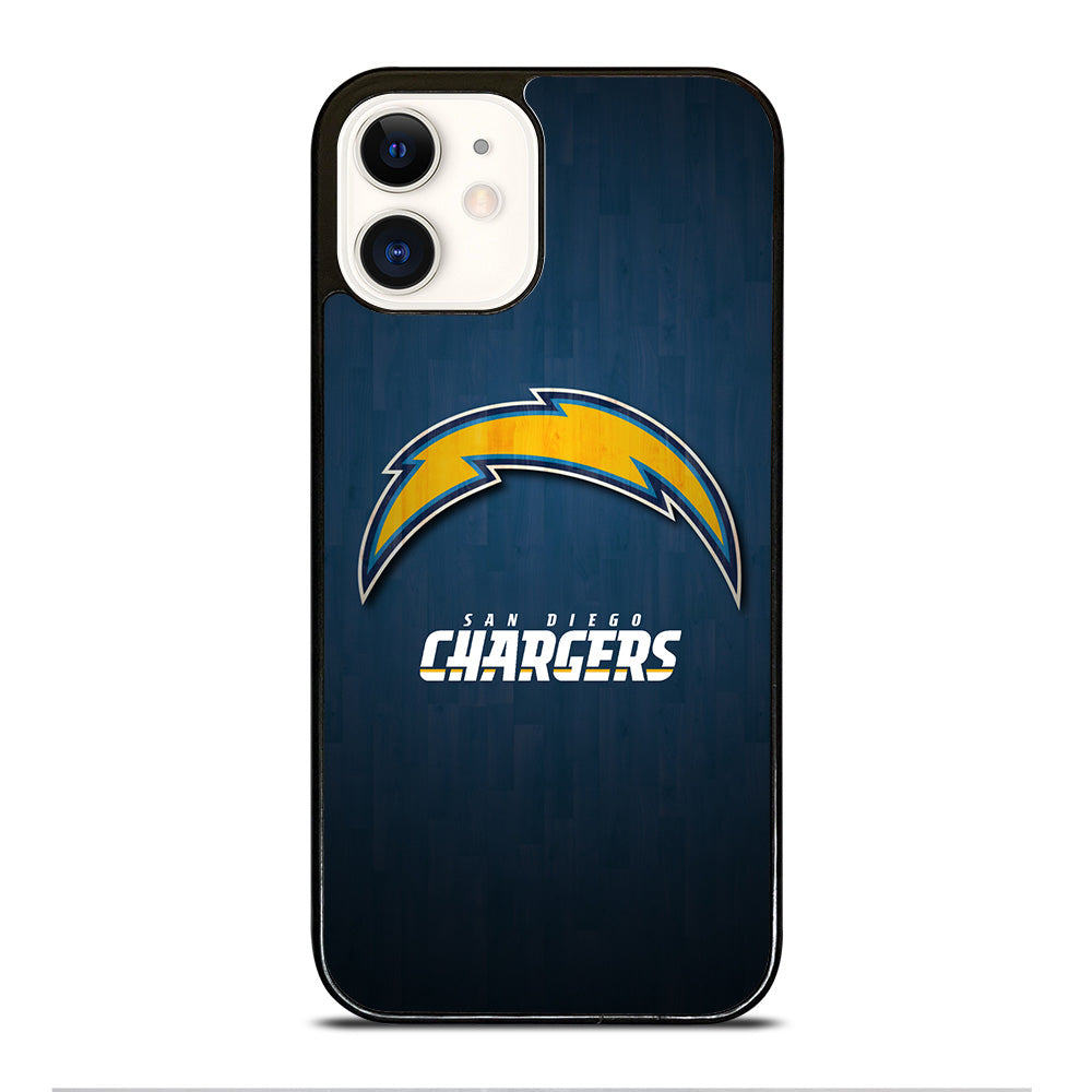 SAN DIEGO CHARGERS WOODEN LOGO iPhone 12 Case Cover