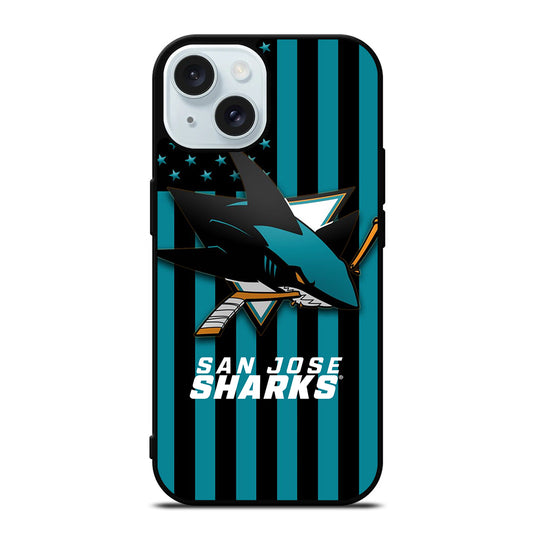SAN JOSE SHARKS HOCKEY LOGO 1 iPhone 15 Case Cover
